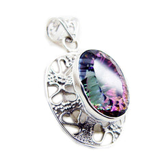 Julia Multicolor Statement Pendant for Everyday Glam Mystic Quartz multicolor Multicolor