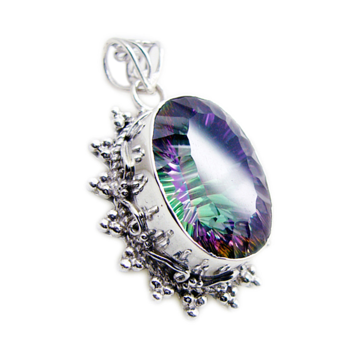 Aisha multicolor Rope-Wire Statement Pendant Mystic Quartz multicolor Multicolor