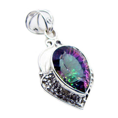 Ida Multicolor Statement Pendant for Every Occasion Mystic Quartz multicolor Multicolor