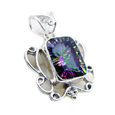 Katharina Multicolor Statement Pendant for Chic Style Mystic Quartz multicolor Multicolor