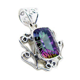 Lea Multicolor Statement Pendant for Every Occasion Mystic Quartz multicolor Multicolor