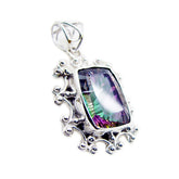Katarina Multicolor Statement Pendant for Any Occasion Mystic Quartz multicolor Multicolor