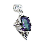 Josephine Multicolor Statement Pendant for Every Occasion Mystic Quartz multicolor Multicolor