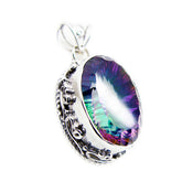 Sara Multicolor Statement Pendant for Unique Style Mystic Quartz multicolor Multicolor