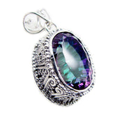 Agnes Multicolor Statement Pendant for Chic Style Mystic Quartz multicolor Multicolor