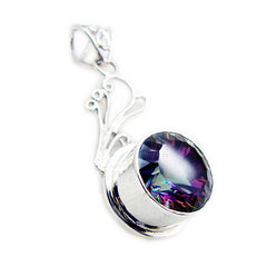 Greta Multicolor Statement Pendant for Fashion Lovers Mystic Quartz multicolor Multicolor
