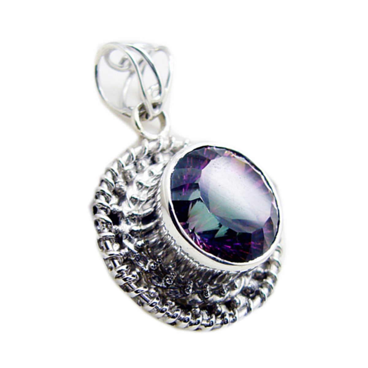 Emma Multicolor Statement Pendant for Stylish Looks Mystic Quartz multicolor Multicolor