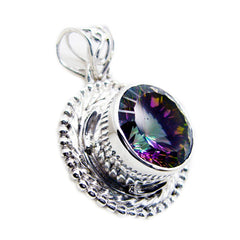 Genesis Multicolor Statement Pendant for Bold Style Mystic Quartz multicolor Multicolor