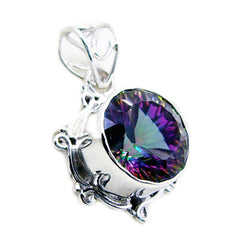 Emilia Multicolor Statement Pendant for Every Occasion Mystic Quartz multicolor Multicolor