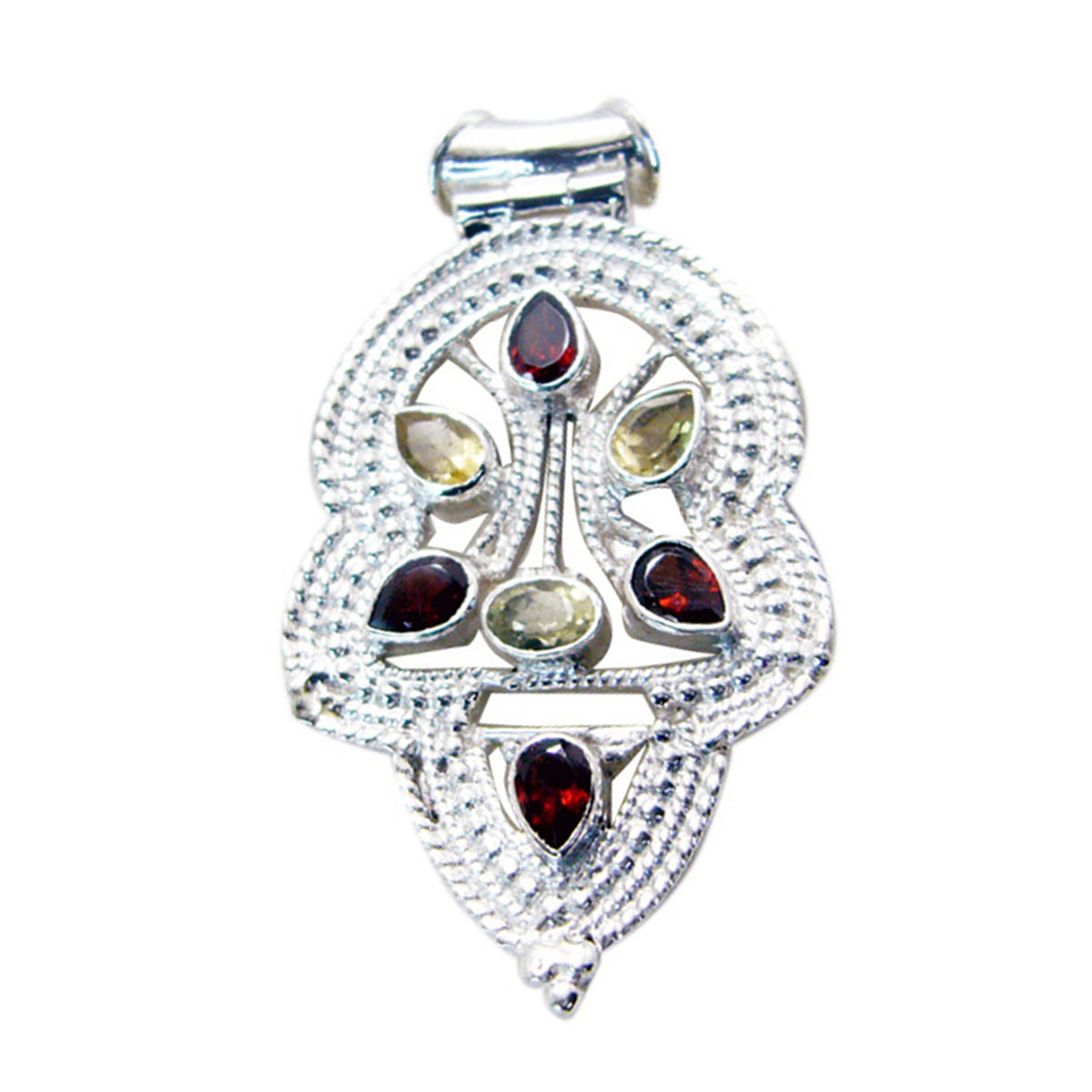 Freya Multicolor Statement Pendant for Everyday Glam Multi Stone multicolor Multicolor