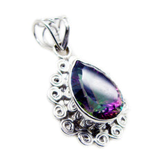Inès Multicolor Statement Pendant for Vivid Style Mystic Quartz multicolor Multicolor