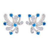 Aria Multicolor Stud Earrings for Everyday Glam Multi CZ multicolor Stud