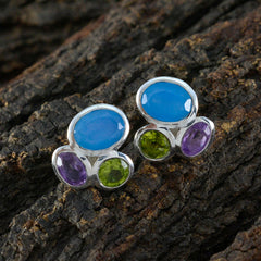 Penelope Multicolor Stud Earrings for Everyday Glam
