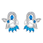 Clara Multicolor Stud Earrings for Everyday Glam Multi CZ multicolor Stud