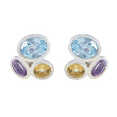 Ines Multicolor Stud Earrings for Everyday Glam Multi multicolor Stud