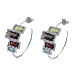 Daniela Multicolor Stud Earrings for Everyday Glam Multi multicolor Stud