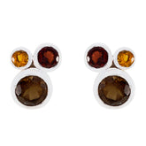 Isabella Multicolor Stud Earrings for Everyday Glam Multi multicolor Stud