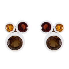Isabella Multicolor Stud Earrings for Everyday Glam Multi multicolor Stud