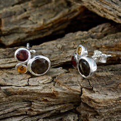 Isabella Multicolor Stud Earrings for Everyday Glam