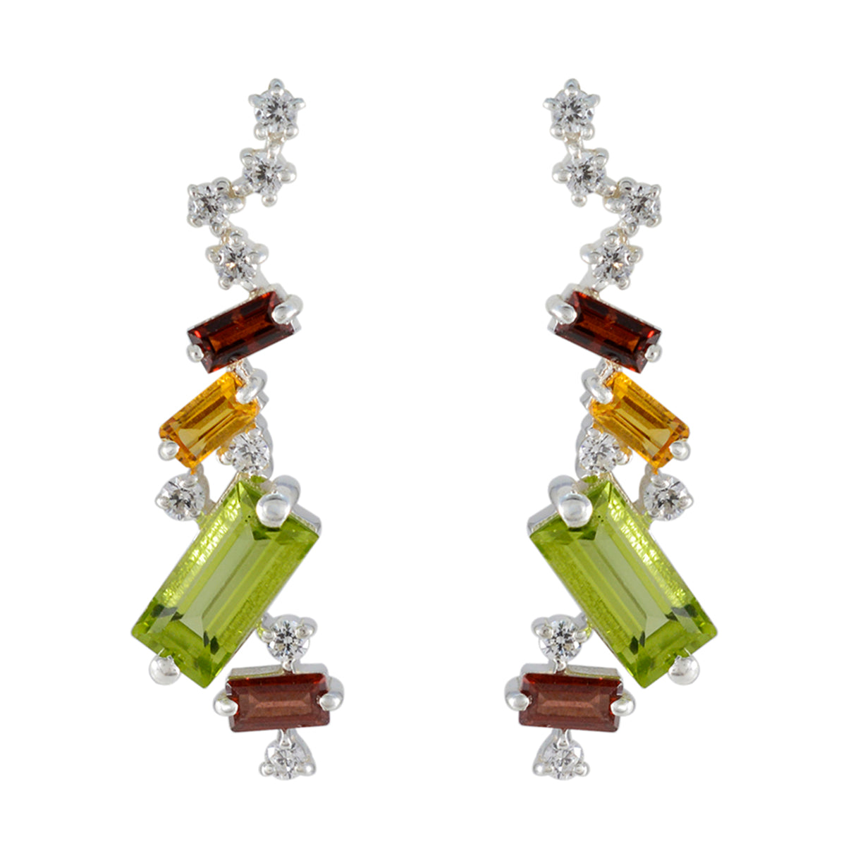 Antonia Multicolor Stud Earrings for Every Occasion Multi multicolor Stud