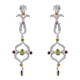 Riya Multicolor Stud Earrings for Everyday Glam Multi multicolor Stud