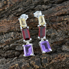 Pauline Multicolor Stud Earrings for Everyday Glam