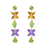 Camilla Multicolor Stud Earrings for Everyday Glam Multi multicolor Stud