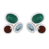 Savannah Multicolor Stud Earrings for Everyday Glam Multi multicolor Stud