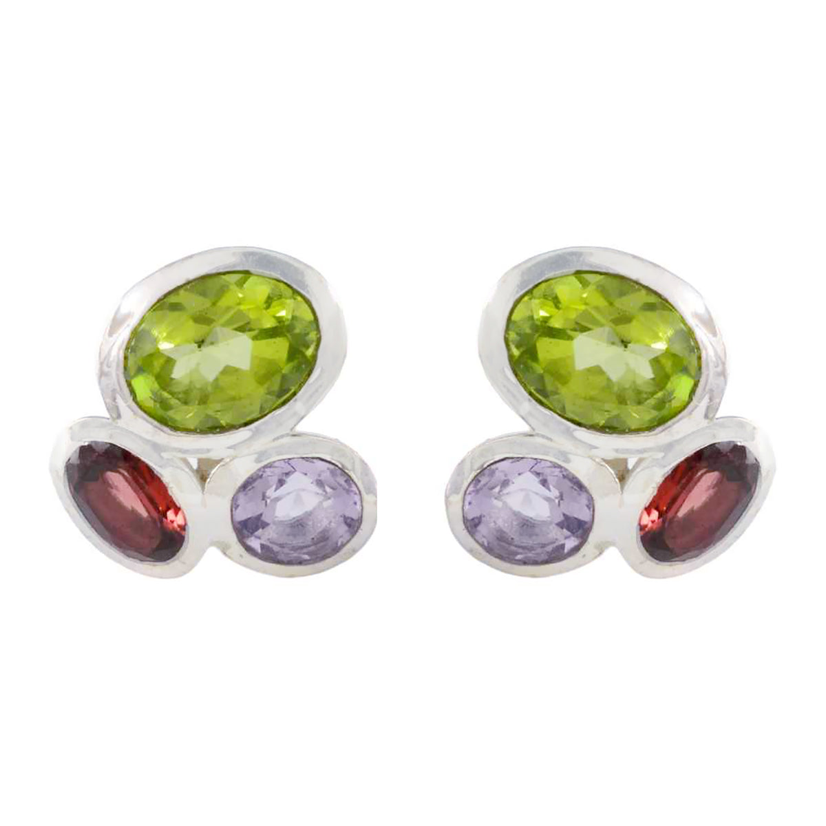 Victoria Multicolor Stud Earrings for Vibrant Styles Multi multicolor Stud