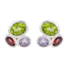 Victoria Multicolor Stud Earrings for Vibrant Styles Multi multicolor Stud