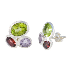 Victoria Multicolor Stud Earrings for Vibrant Styles