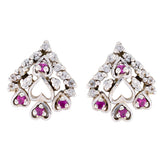 Sofía Multicolor Stud Earrings for Stylish Looks Multi CZ multicolor Stud