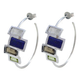 Clara Multicolor Stud Earrings for Everyday Glam Multi multicolor Stud