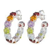 Julieta Multicolor Stud Earrings India for Everyday Glam Multi multicolor Stud