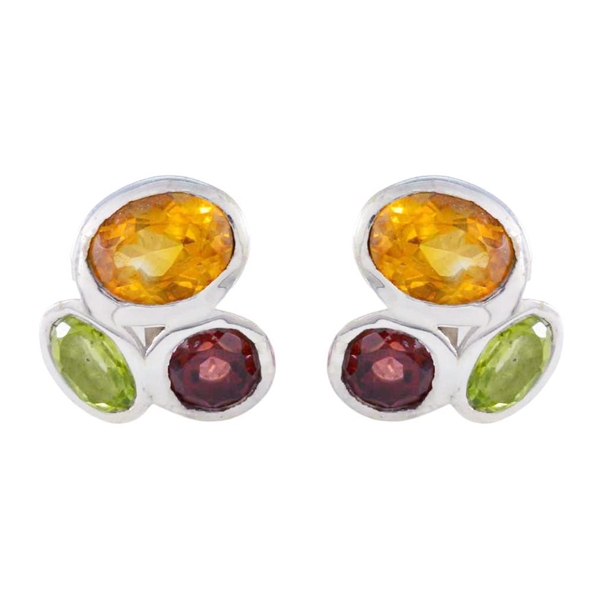 Harper Multicolor Stud Earrings India for Every Occasion Multi multicolor Stud