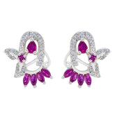 Camilla Multicolor Stud Earrings India for Glam Looks Multi CZ multicolor Stud