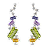 Angeles Multicolor Stud Earrings for Everyday Glam Multi multicolor Stud