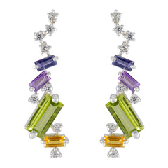 Angeles Multicolor Stud Earrings for Everyday Glam Multi multicolor Stud