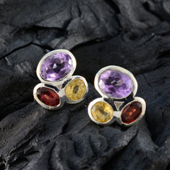 Olivia Multicolor Stud Earrings for Everyday Glam