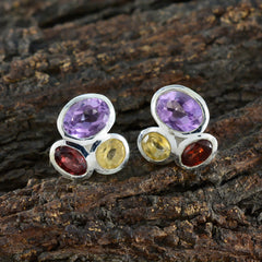 Olivia Multicolor Stud Earrings for Everyday Glam