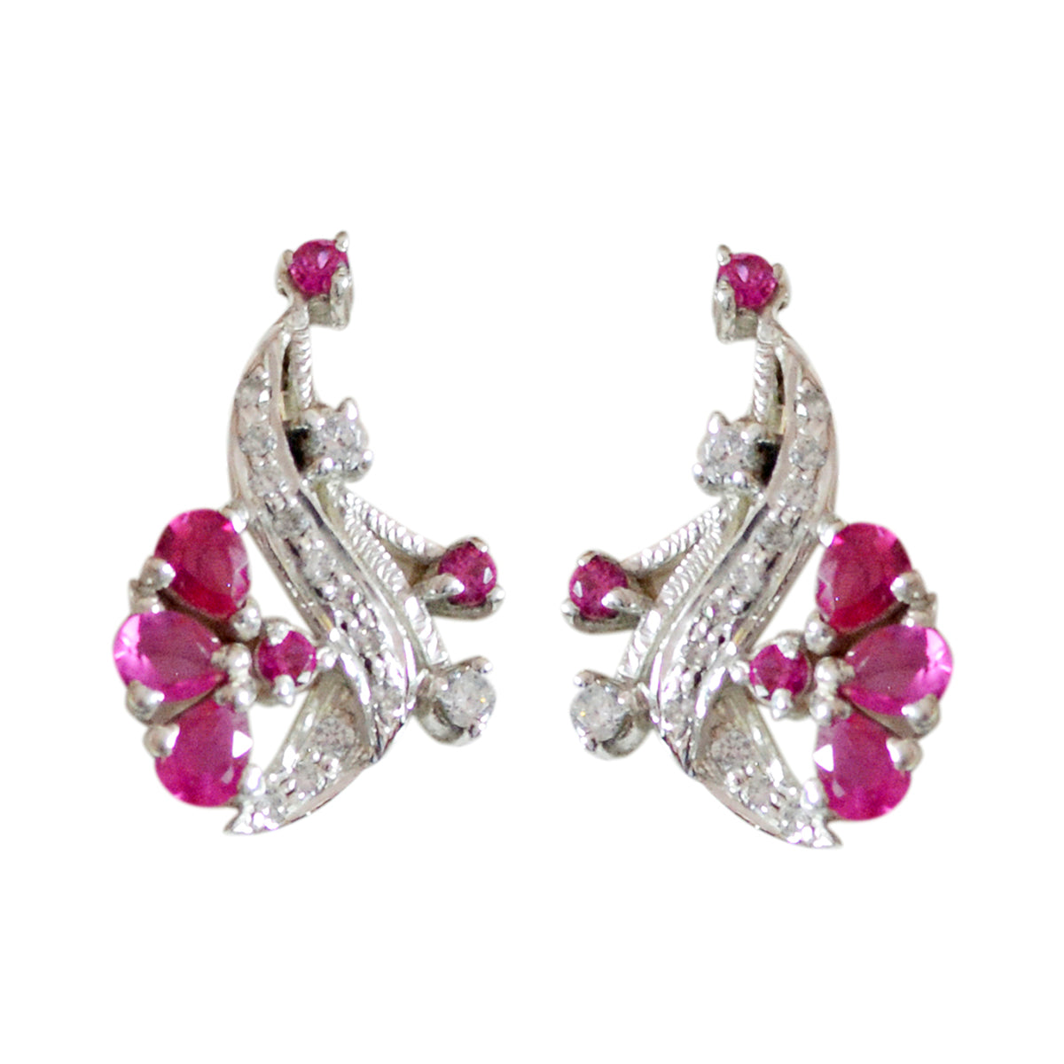 Abigail Multicolor Stud Earrings for Everyday Glam Multi CZ multicolor Stud