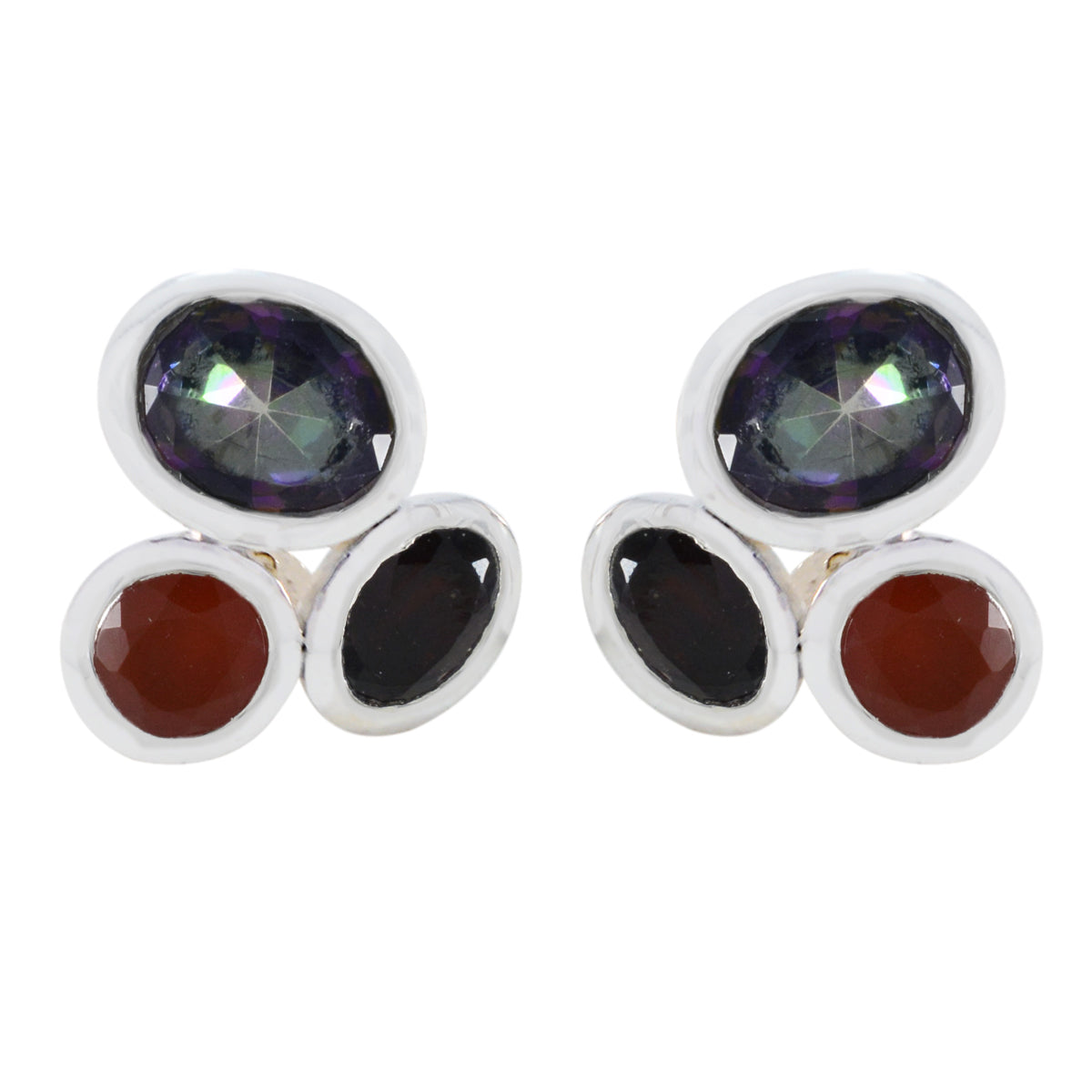 Isabelle Multicolor Stud Earrings for Everyday Style Multi multicolor Stud