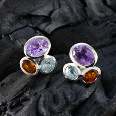 Nova Multicolor Stud Earrings for Everyday Glam