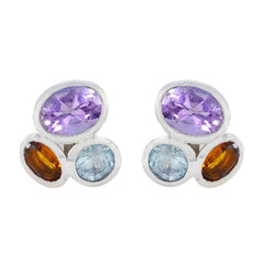 Nova Multicolor Stud Earrings for Everyday Glam Multi multicolor Stud