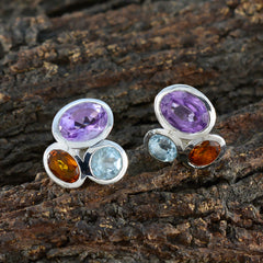 Nova Multicolor Stud Earrings for Everyday Glam