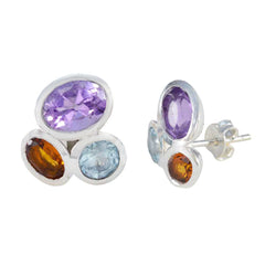 Nova Multicolor Stud Earrings for Everyday Glam