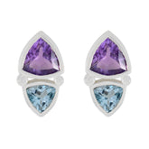 Alina Multicolor Stud Earrings for Chic Style Multi multicolor Stud