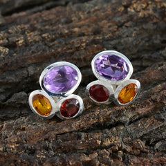 Nora Multicolor Stud Earrings for Stylish Everyday Wear