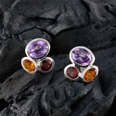 Nora Multicolor Stud Earrings for Stylish Everyday Wear