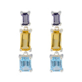 Olivia Multicolor Stud Earrings for Everyday Glam Multi multicolor Stud